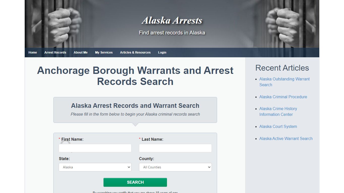 Anchorage Borough Warrants and Arrest Records Search ...